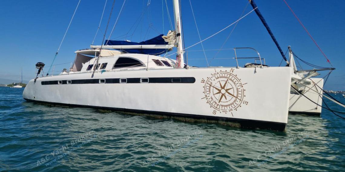 Fountaine Pajot Marquise 56 : At anchor in Guadeloupe Fountaine Pajot Marquise 56 : At anchor in Guadeloupe