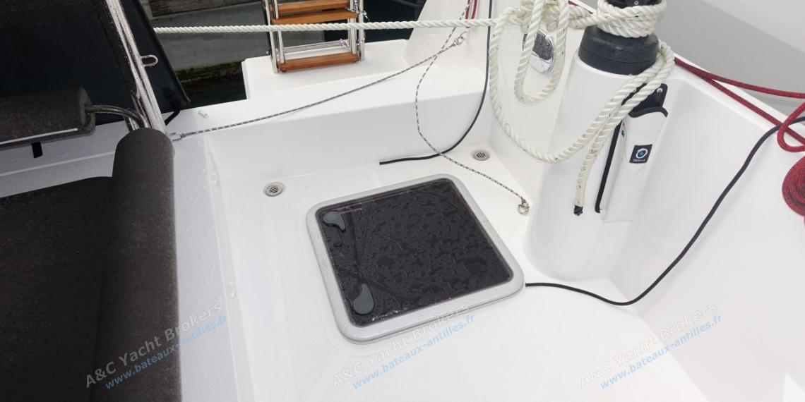 NEEL-TRIMARANS Neel 43 : Aft port winche for spinnaker NEEL-TRIMARANS Neel 43 : Aft port winche for spinnaker