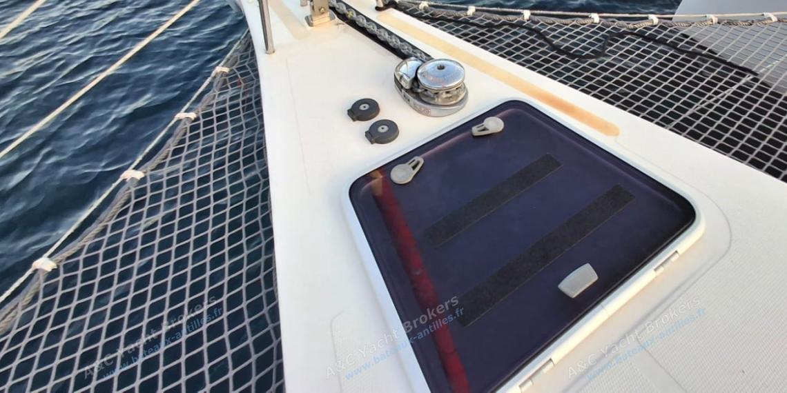 NEEL-TRIMARANS Neel 43 : Trampoline and furling genoa other view NEEL-TRIMARANS Neel 43 : Trampoline and furling genoa other view