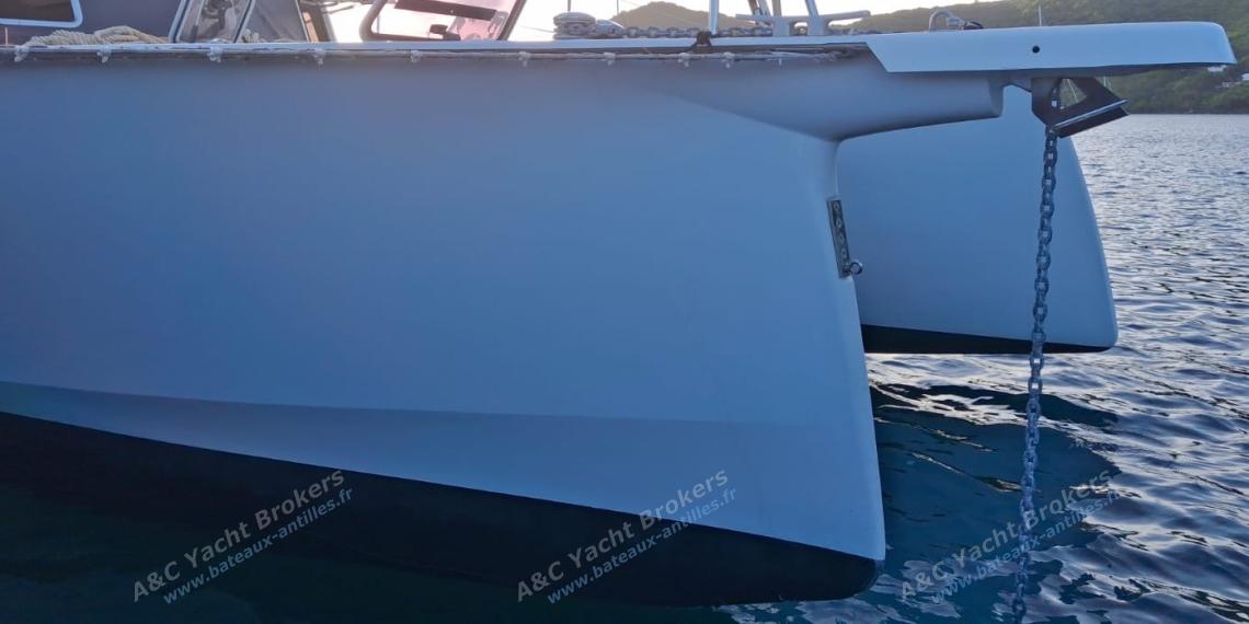 NEEL-TRIMARANS Neel 43 : At anchor in Caribbean NEEL-TRIMARANS Neel 43 : At anchor in Caribbean