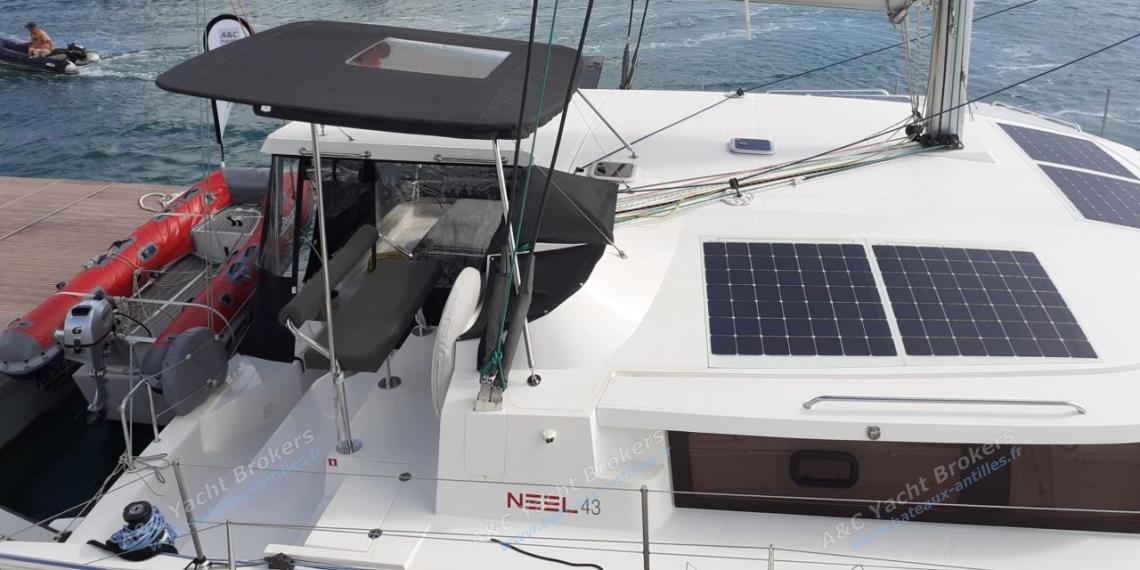 NEEL-TRIMARANS Neel 43 : Roof and solar panels NEEL-TRIMARANS Neel 43 : Roof and solar panels