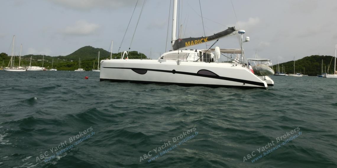 Outremer 49 : At anchorage in Martinique Outremer 49 : At anchorage in Martinique