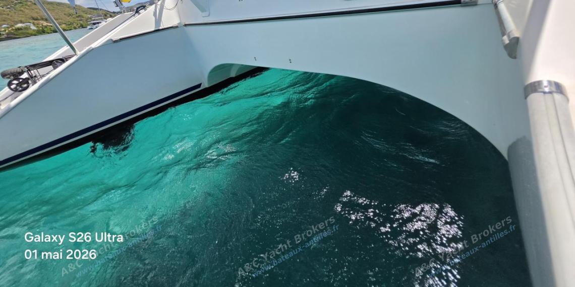 Alliaura Marine Privilège 495 : Dinghy davits Alliaura Marine Privilège 495 : Dinghy davits