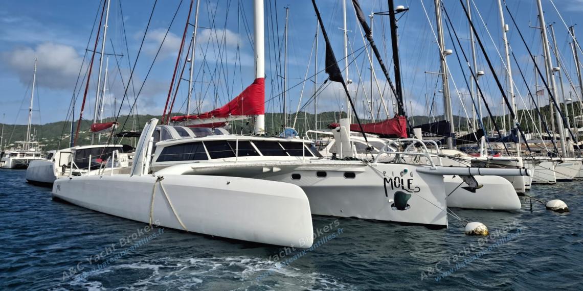 Triac Composites Rapido 53XS : On A&C Yacht pontoon in Martinique Triac Composites Rapido 53XS : On A&C Yacht pontoon in Martinique