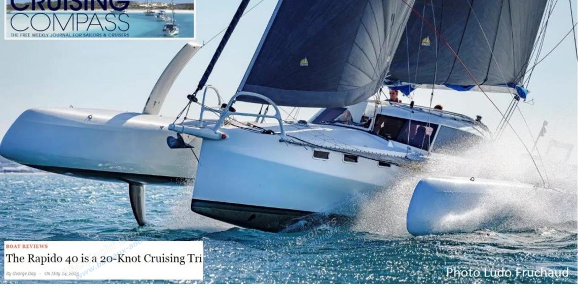 Triac Composites Rapido 53XS : Under sail Triac Composites Rapido 53XS : Under sail