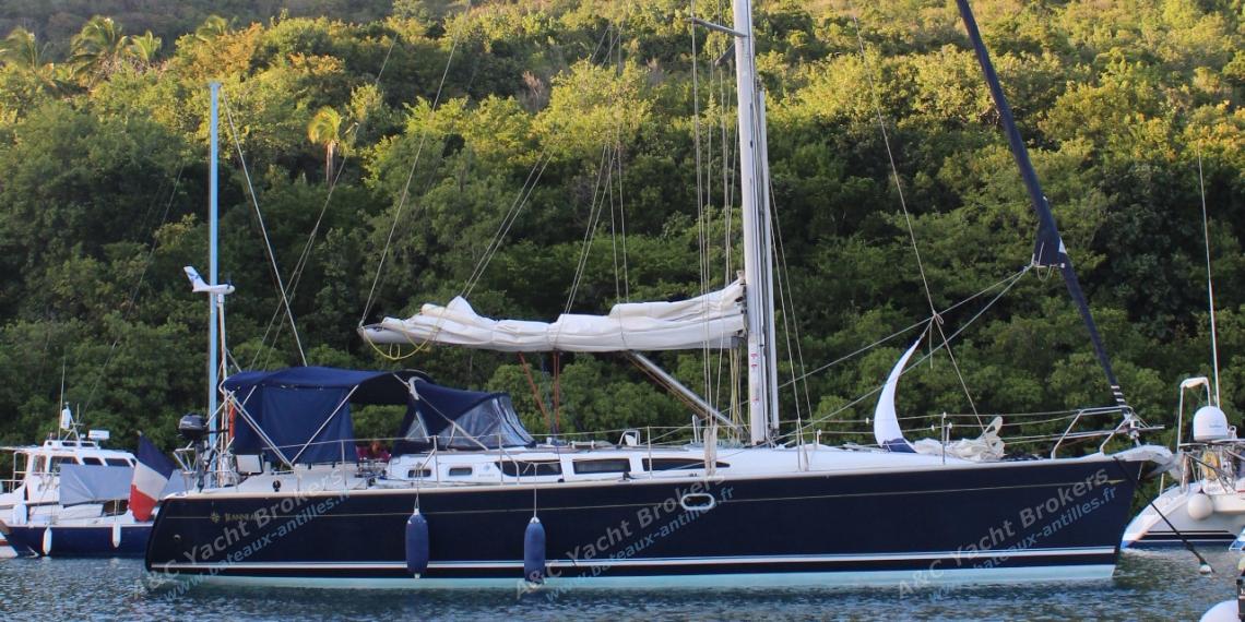 Sun Odyssey 43: At anchor Sun Odyssey 43: At anchor