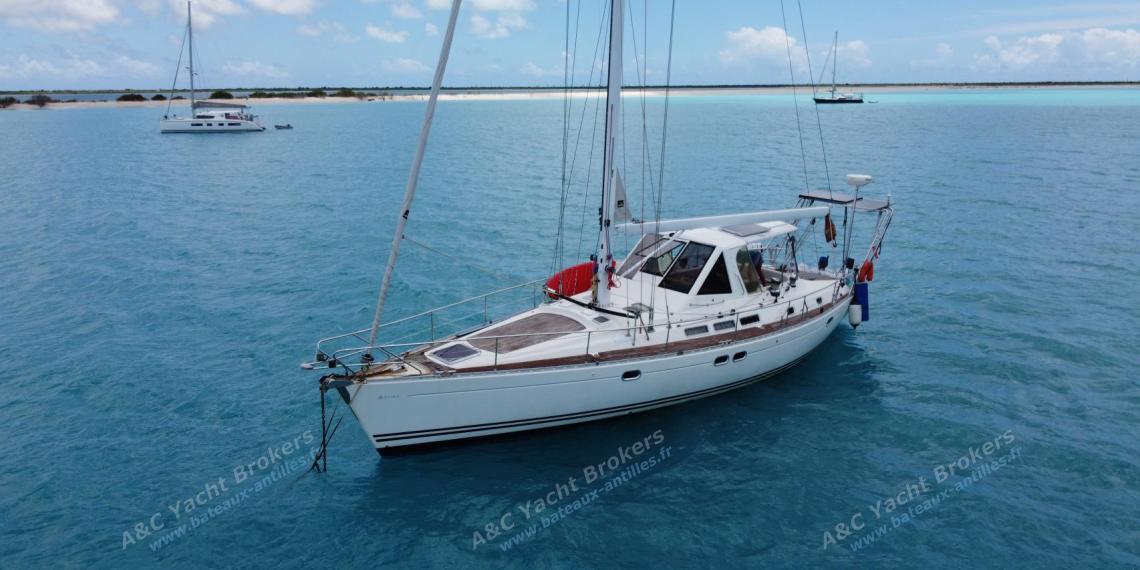 Jeanneau Sun Odyssey 47 CC : At anchor in Caribbean Jeanneau Sun Odyssey 47 CC : At anchor in Caribbean