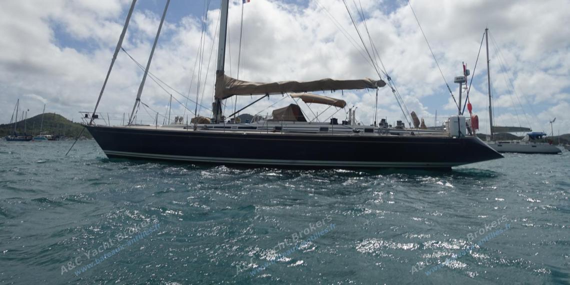 Nautor's Swan 68 : At anchor in Martinique Nautor's Swan 68 : At anchor in Martinique