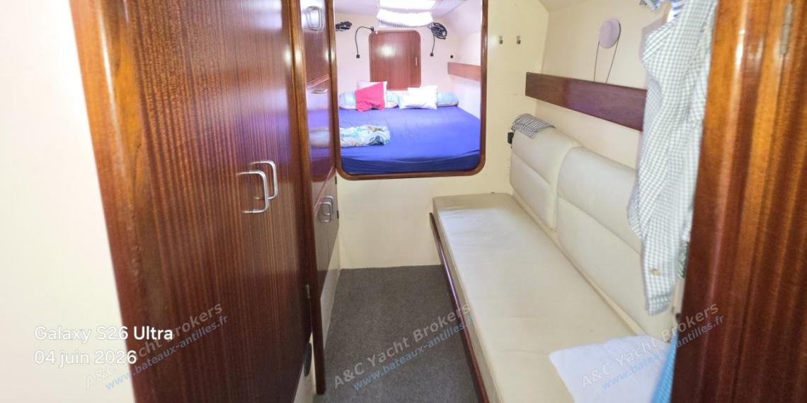 Baltec Engineering GmbH Visiona 40 : Aft port cabin seen from the shower room Baltec Engineering GmbH Visiona 40 : Aft port cabin seen from the shower room