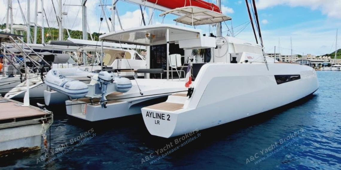 NEEL-TRIMARANS Neel 47  : A&C yacht pontoon in Martinique